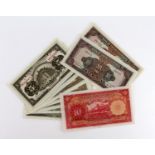 China (10), a collection of Bank of Communication notes, 5 Yuan (2) dated 1914 Shanghai issue (