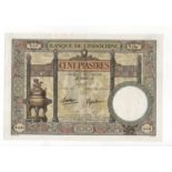 French Indochina 100 Piastres issued 1936 - 1939, signed Macel Borduge & Paul Baudouin, serial Y.234