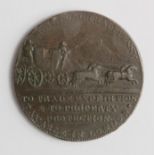 Token, 18thC : Palmer Mail Coaches Halfpenny, plain edge, aVF