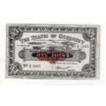 Guernsey 1 Pound dated 1st January 1943, signed H.E. Marquand, serial A/2 3807, (TBB B144a, Pick33),