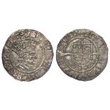 Henry VII silver halfgroat, Profile Issue of Archbishop Bainbridge of York, mm. Martlet, 1504-