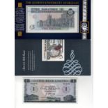 Northern Irealnd (2), Ulster Bank 1 Pound dated 4th October 1966, serial no. 564679, (TBB B917a,