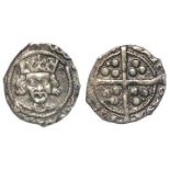 Ireland, Edward IV silver penny of Dublin, Group V, Heavy Cross and Pellets Coinage, 1465, obverse