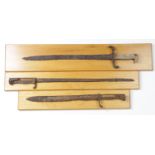 German battlefield find bayonets including 98/05 butches bayonet ,1898 pattern bayonet and