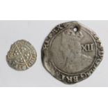 Edward III silver halfpenny, Second Coinage 1335-1343, reverse legend:-CIVITAS LONDON followed by