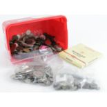World Coins, a large assortment in a plastic tub, ancient to modern, includes much silver, also