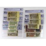 Germany (11), a small collection of notes from the 1930's and 1940's all in PCGS grading holders, 50