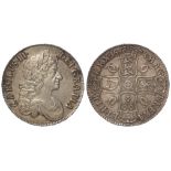 Crown 1673 V.Qvinto, S.3358, toned GVF