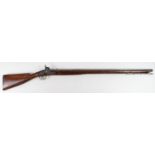 Issac Hollis & Sons British Smoothbore percussion musket .75 cal. Enfield type lock marked "Tower