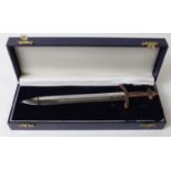 Wilkinson Sword a finely made medieval style miniature sword in presentation case, NEF