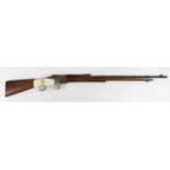 Rifle: A deactivated Peabody/Martini Service Rifle. Sold to South Africa by W.P. Jones Ltd