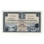 Scotland, Clydesdale & North of Scotland Bank, 1 Pound dated 1st June 1955, signed John Campbell,