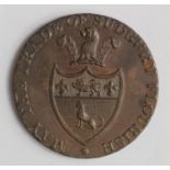 Token, 18thC : Sudbury, Goldsmith & Sons Halfpenny 1794, D&H Suffolk No. 38, GVF