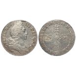 Crown 1696 Octavo, third bust, S.3472, cleaned VF, edge knock and scratches, ex. Lockdales A50, 25-