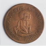 Token, 19thC : Isle of Man 'Payable at the Office Douglas' Penny 1811, F/VG