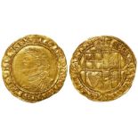 James I gold laurel, Third Coinage 1619-1625, mm. thistle, 1621-1623, Spink 2638A, large, full,