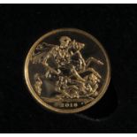 Sovereign 2016 BU in a modern non Royal Mint box