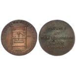 Token, 18thC : Franklin Press, London Halfpenny 1794, Middlesex No. 307a, GVF, surface flaw rev.
