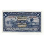 Trinidad & Tobago 1 Dollar dated 1st January 1943, a key date difficult to find, serial 65D