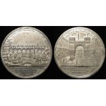 British Commemorative Medal, white metal d.48mm: Commemorating the opening of the Liverpool and
