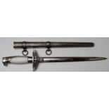German Diplomats dagger, maker marked blade, Holler, Berlin, professionally cleaned & restored