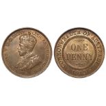 Australia Penny 1913 EF with lustre.