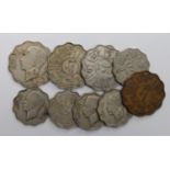 Iraq (9) cupro-nickel and bronze minors, 20thC, mixed grade.