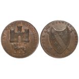 Token, 18thC : Norfolk and Norwich, Bollingbrokes Haberdasher Halfpenny 1792, D&H Norfolk No. 15,