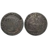 Token, 18thC : Dublin, 'Canac Roan and Canac' Halfpenny 1792, D&H Dublin No. 176, VF, a few