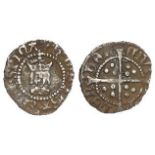 Henry VII silver halfpenny of London, Class IIIc with small portrait, mm. Lis, Spink 2245, NVF