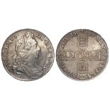 Crown 1695 Octavo, S.3470, toned EF, surface crack on edge.