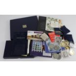 Royal Mint & Westminster, an assortment of sets, coins and presentation packs.