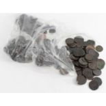 GB, approx. 3.2Kg of mainly pre 1810 copper coins in low grade