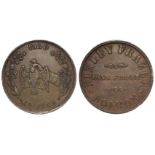 Pub Token, 19thC : Bird in Hand, Finley Frazer (penny), Bank Street, Bolton, d.32mm, GVF