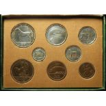 Ireland Proof Set 1928, 8 coins, Florin to Farthing, nFDC, a few hairlines, with original box.