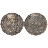 Crown 1686 Secundo, S.3406, toned VF, scratches on date, ex. Lockdales A83, 27-03-11, lot 103, ex.