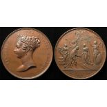 British Commemorative Medal, bronze d.61mm: Victoria, Visit to the City of London 1837 (medal) by J.