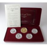 Australia "The Royal Ladies" Silver Coin and Medallion Set 1992. 40th Anniversary of the reign of