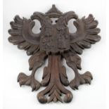 Imperial Austrian black forest Sword Mount with coat of arms to centre. (approx 24 inches tall)