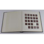 GB - QV collection in black binder c1840 to 1872, mainly used but a few mint. Starts with 3 margin