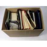 GB - large box of all reigns in stockbooks/albums, inc useful QV 1d Reds, 1841 2d Blues (one