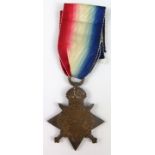 1915 Star to 14540 L.Cpl B Harper W.York.Regt. Died of Wounds 21/9/1916 with the 11th Bn. Born