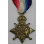 1915 Star to 16291 Pte R Beech Shrops L.I. KIA 14/7/1916 with the 7th Bn. Born Shrewsbury. On the