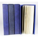 GB - 4x quality KABE. Leuchttaun Albums with Slipcases, from 1840 to 2009. 1840 to 1970 album sparse