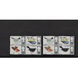 GB - Errors - 1966 British Birds 4d missing reddish brown (Robin and Black Birds legs) SG698/99j