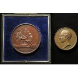 Medals (2): Great Exhibition 1851 bronze Exhibitor's Medal, edge impressed 'UNITED KINGDOM, CLASS 10