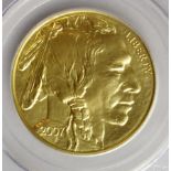 USA gold $50 2007 PCGS MS69 "First strike"