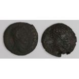 Marcus Aurelius copper as, reverse:- Clasped hands holding legionary eagle, sear 5058, interesting