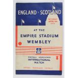 England v Scotland at Wembley 4/4/1936 programme