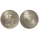 British Empire Silver Trade Dollar 1899B, EF